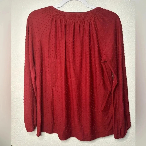 ☀️Danielrainn Long Sleeve Tassel Blouse - Picture 2 of 6